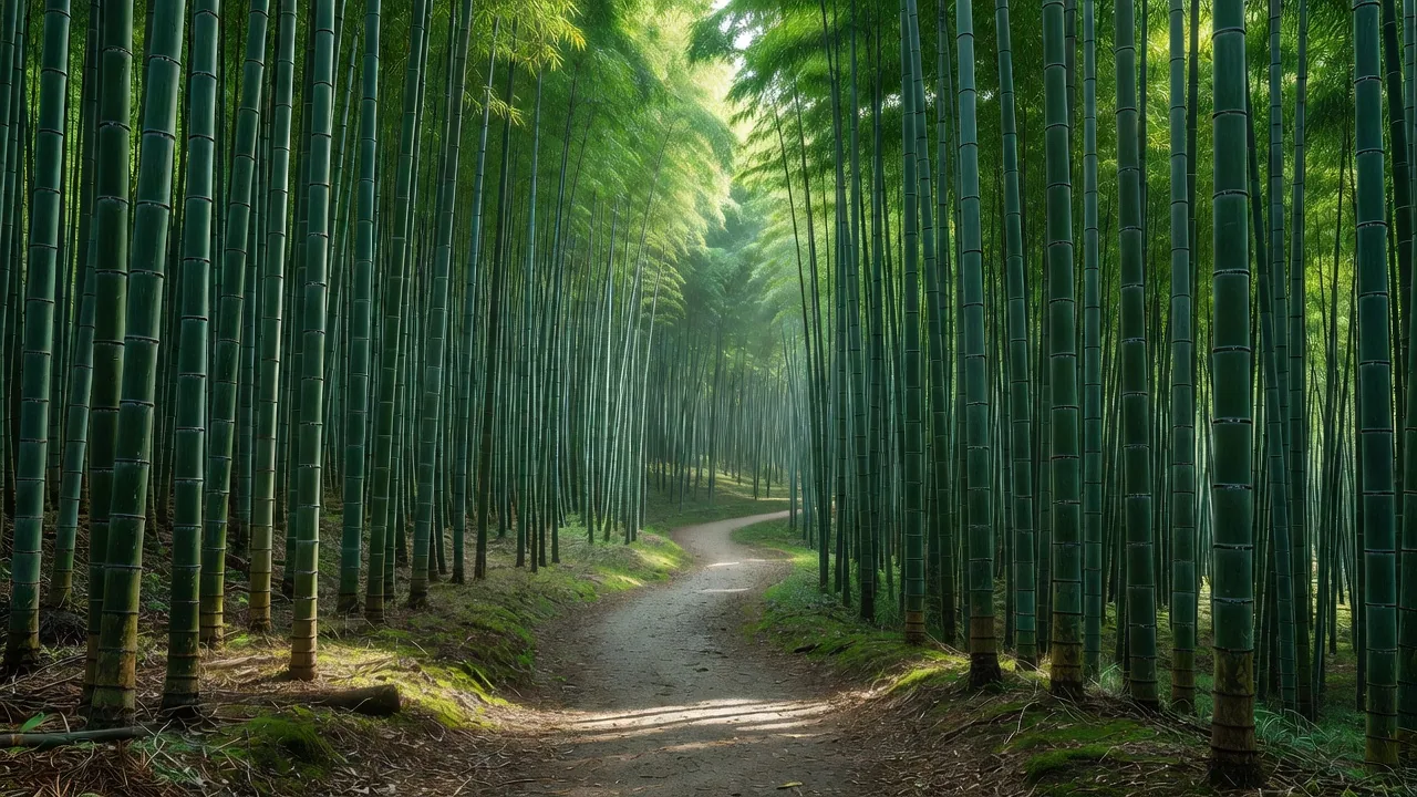 竹林の回廊